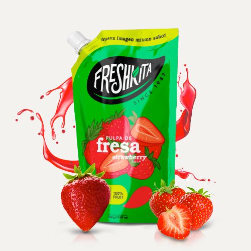 Freshkita por FLP | Frutas frescas procesadas | Pulpa de Fresa