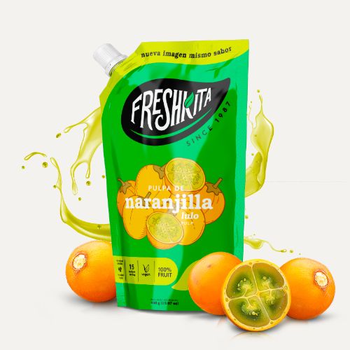 Freshkita por FLP | Frutas frescas procesadas | Pulpa de Naranjilla